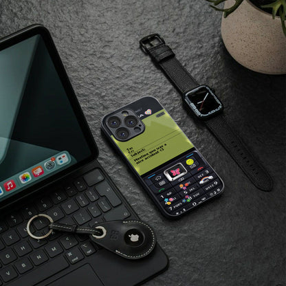 nokia vintage back phone cover | glass case for iphone 16 pro max