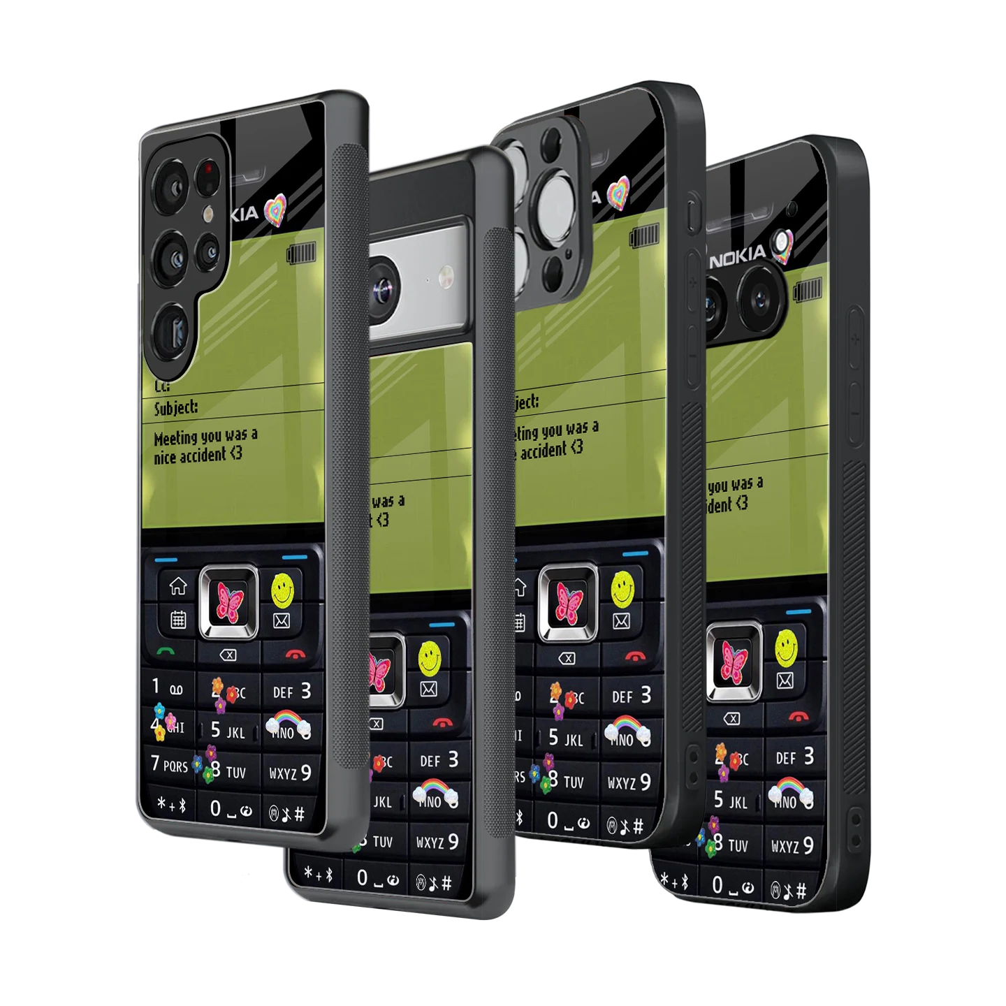 Stylish Glass Back Case for All Smartphones – iPhone, Samsung, OnePlus, Pixel, Redmi, Oppo, Vivo, Motorola