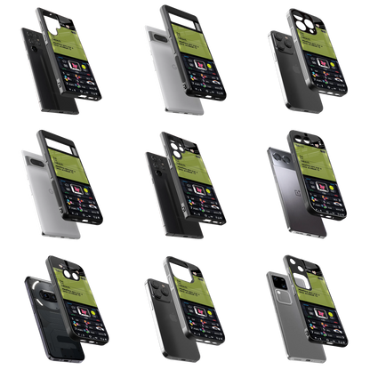 Durable Glass Back Mobile Case for iPhone, Samsung, OnePlus, Google Pixel, Redmi, Vivo, Oppo