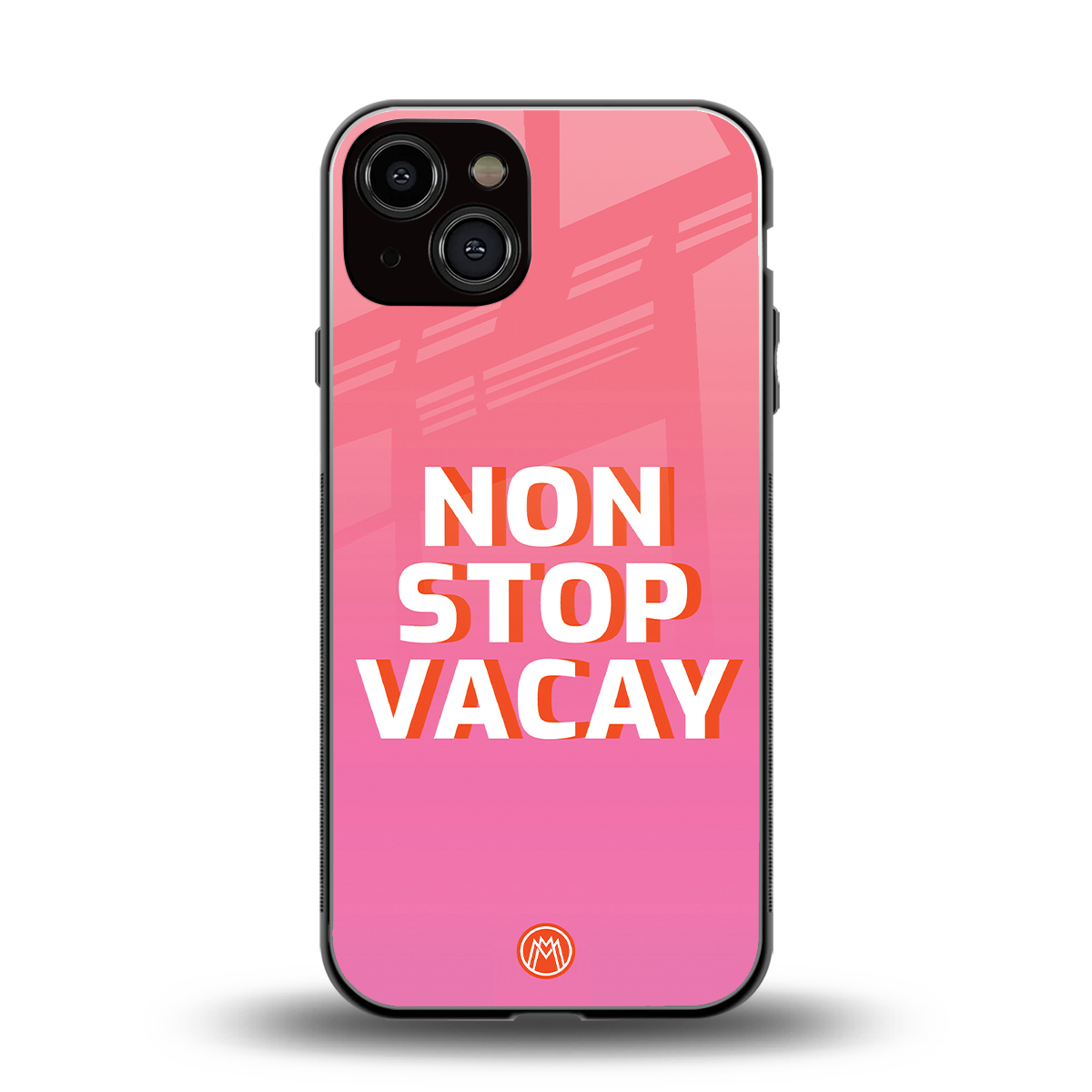 non stop vacay back phone cover | glass case for iphone 13