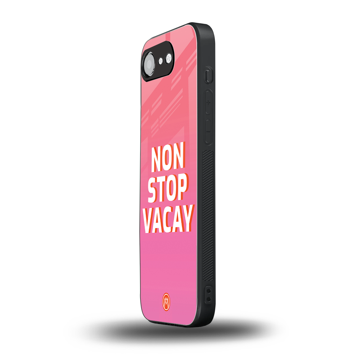 non stop vacay back phone cover | glass case for iphone 16e