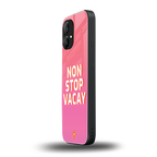 non stop vacay back phone cover | glass case for nothing phone 1