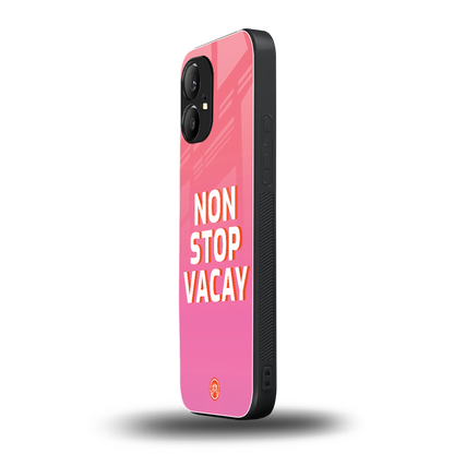 non stop vacay back phone cover | glass case for nothing phone 1