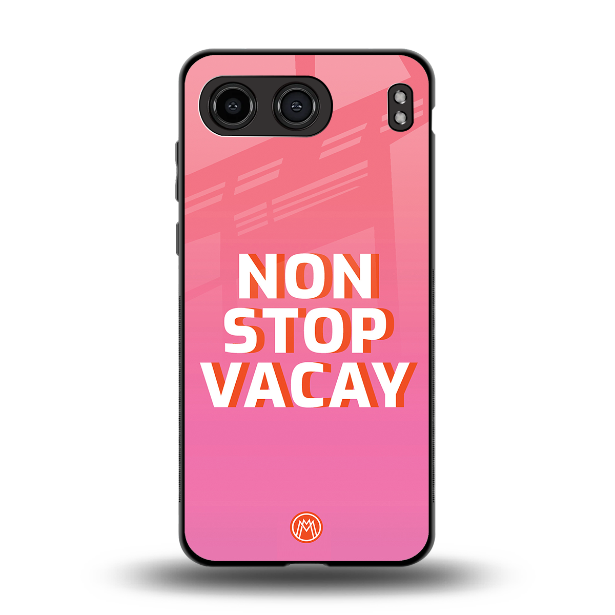 non stop vacay back phone cover | glass case for oneplus nord 4