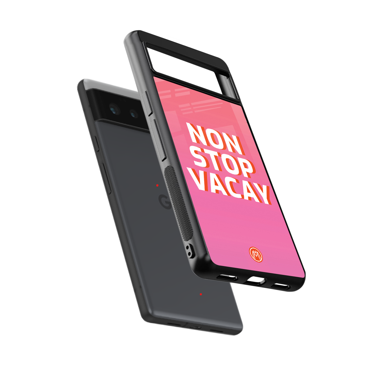 non stop vacay back phone cover | glass case for Google Pixel 6A