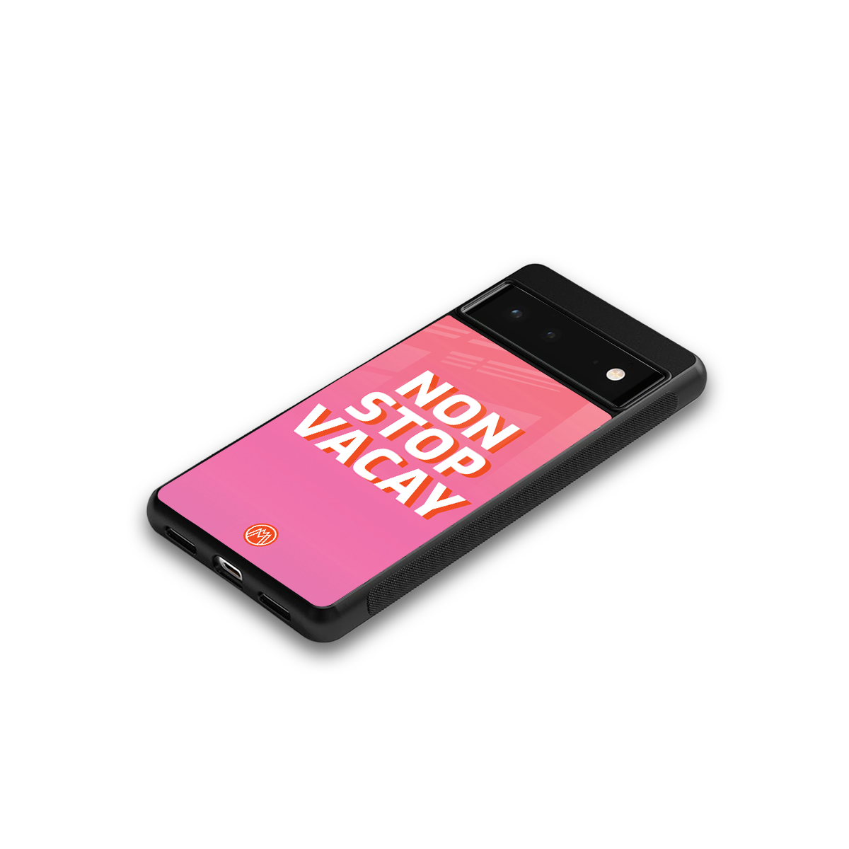 non stop vacay back phone cover | glass case for Google Pixel 6A