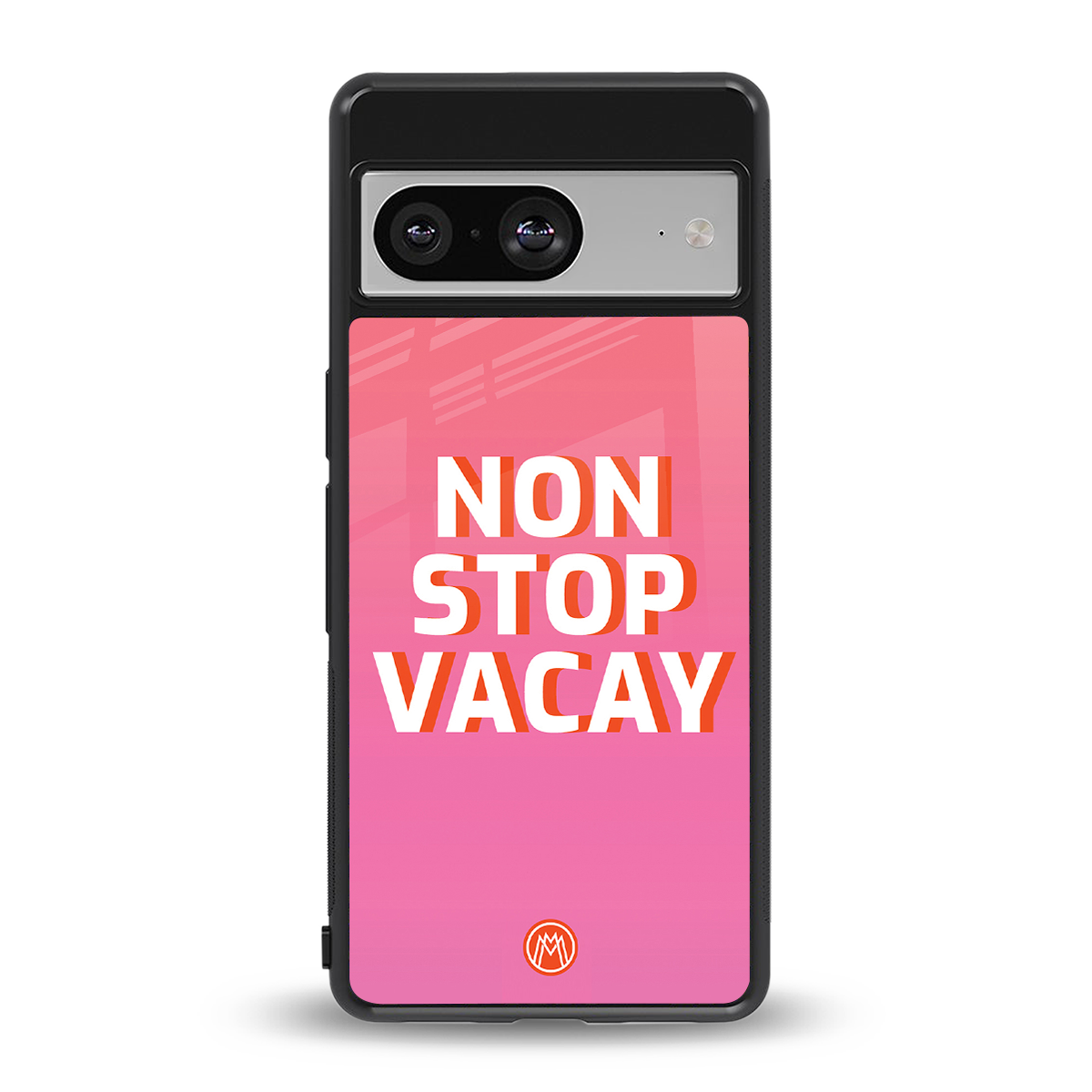 non stop vacay back phone cover | glass case for Google Pixel 8