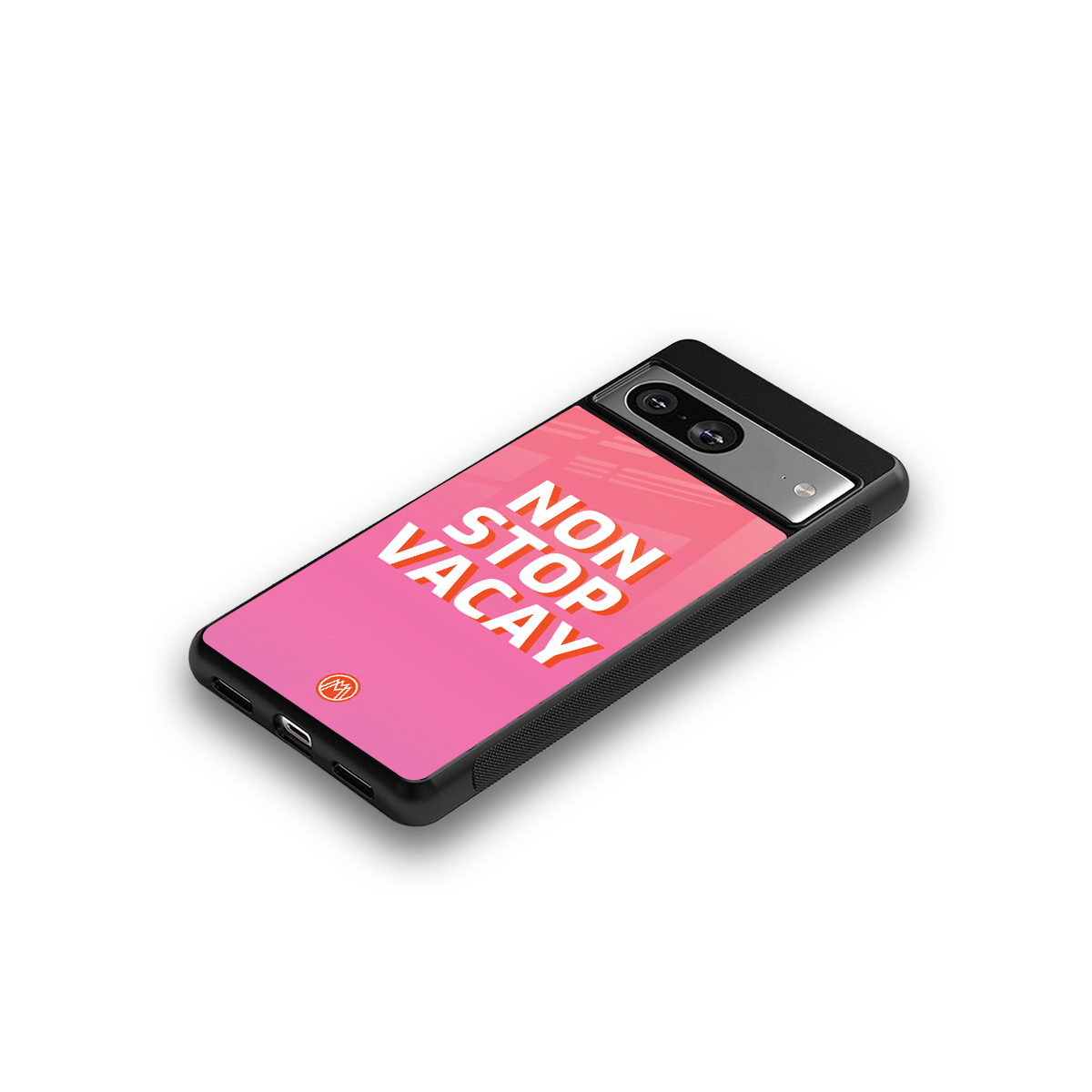 non stop vacay back phone cover | glass case for Google Pixel 8