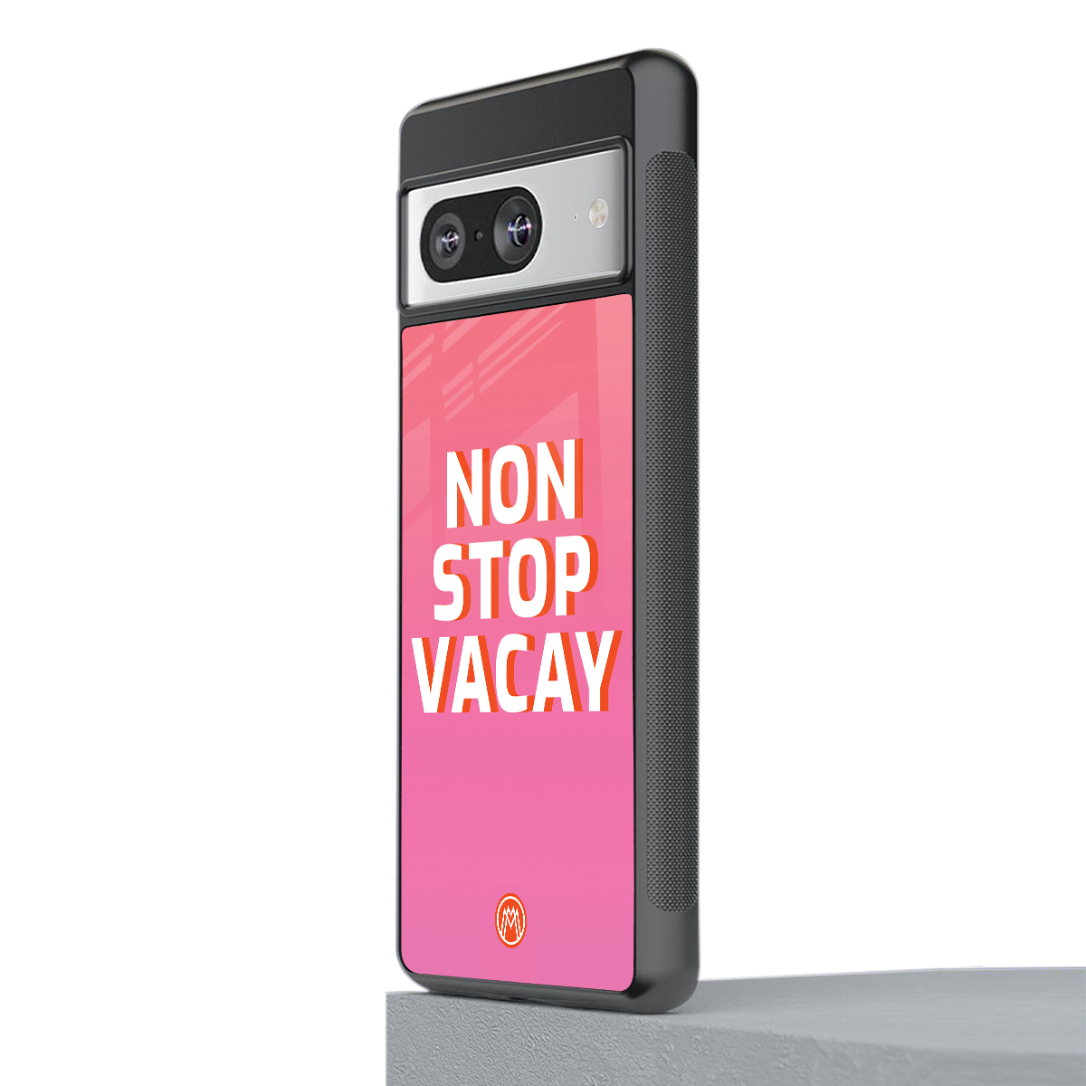 non stop vacay back phone cover | glass case for Google Pixel 8