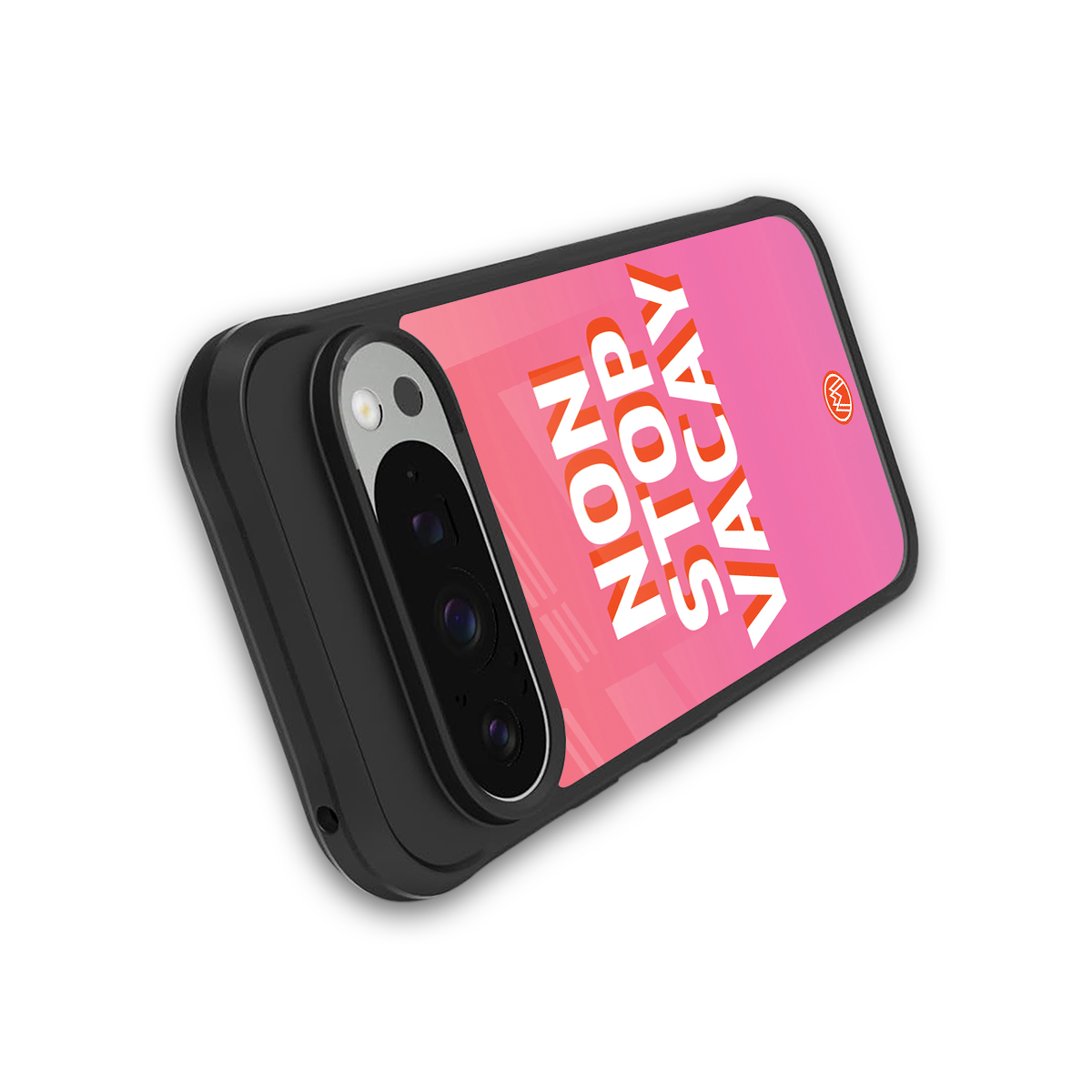 non stop vacay back phone cover | glass case for google pixel 9 pro