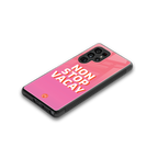 non stop vacay back phone cover | glass case for samsung galaxy s25 ultra