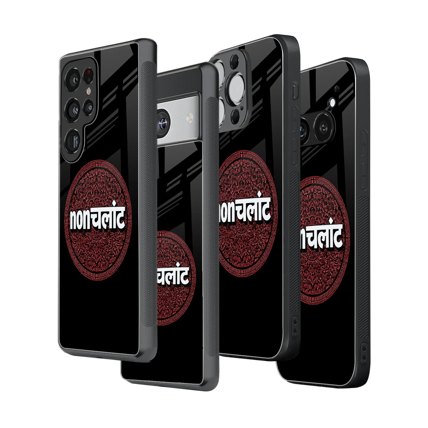 Stylish Glass Back Case for All Smartphones iPhone, Samsung, OnePlus, Pixel, Redmi, Oppo, Vivo, Motorola