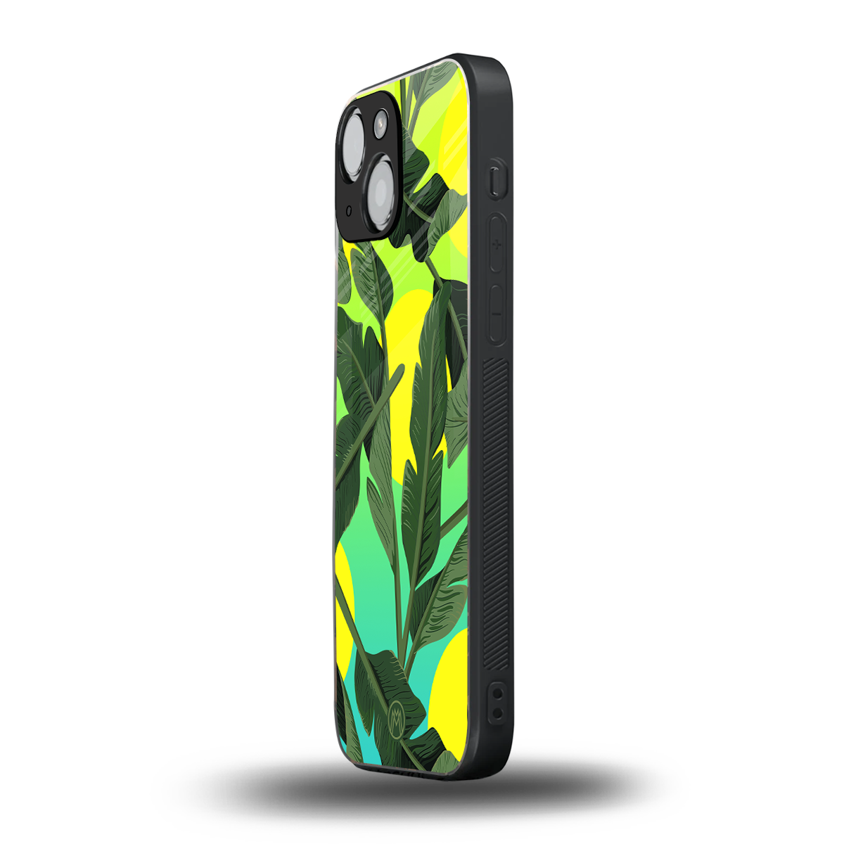 nostalgic floral back phone cover | glass case for iphone 13 mini