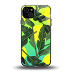 nostalgic floral back phone cover | glass case for iphone 15 plus