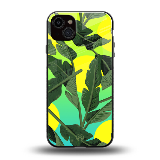 nostalgic floral back phone cover | glass case for iphone 14 plus