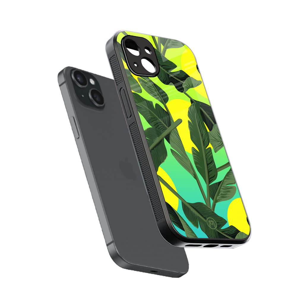 nostalgic floral back phone cover | glass case for iphone 14 plus