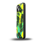 nostalgic floral back phone cover | glass case for iphone 15 plus