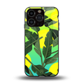 nostalgic floral back phone cover | glass case for iphone 15 pro
