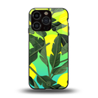 nostalgic floral back phone cover | glass case for iphone 15 pro
