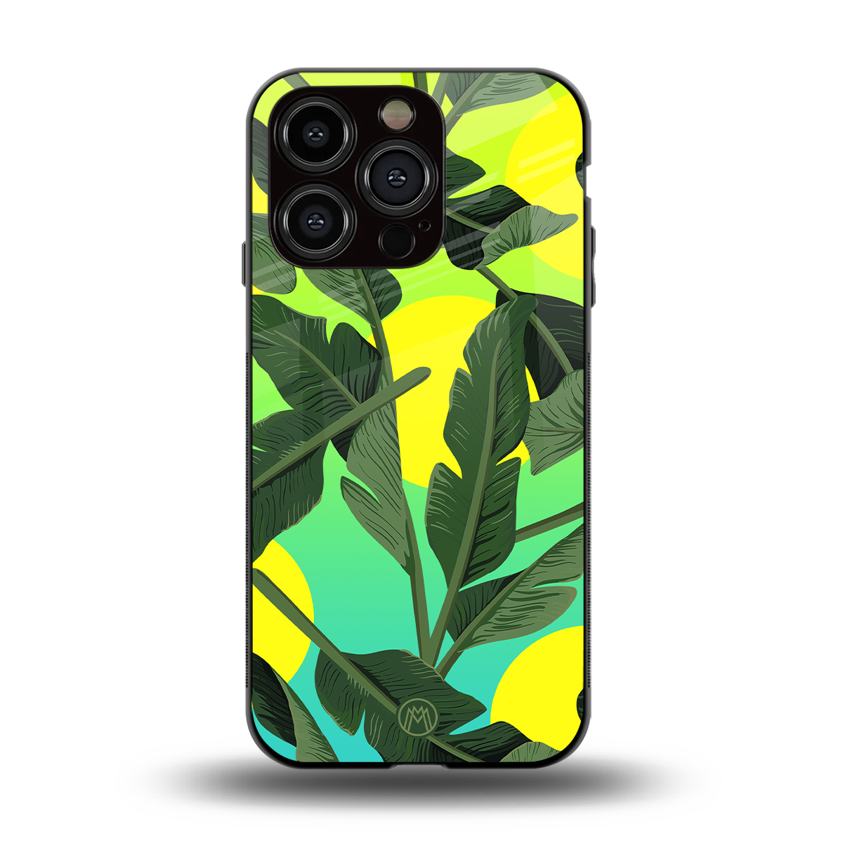 nostalgic floral back phone cover | glass case for iphone 15 pro