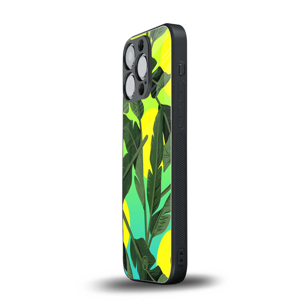 nostalgic floral back phone cover | glass case for iphone 15 pro