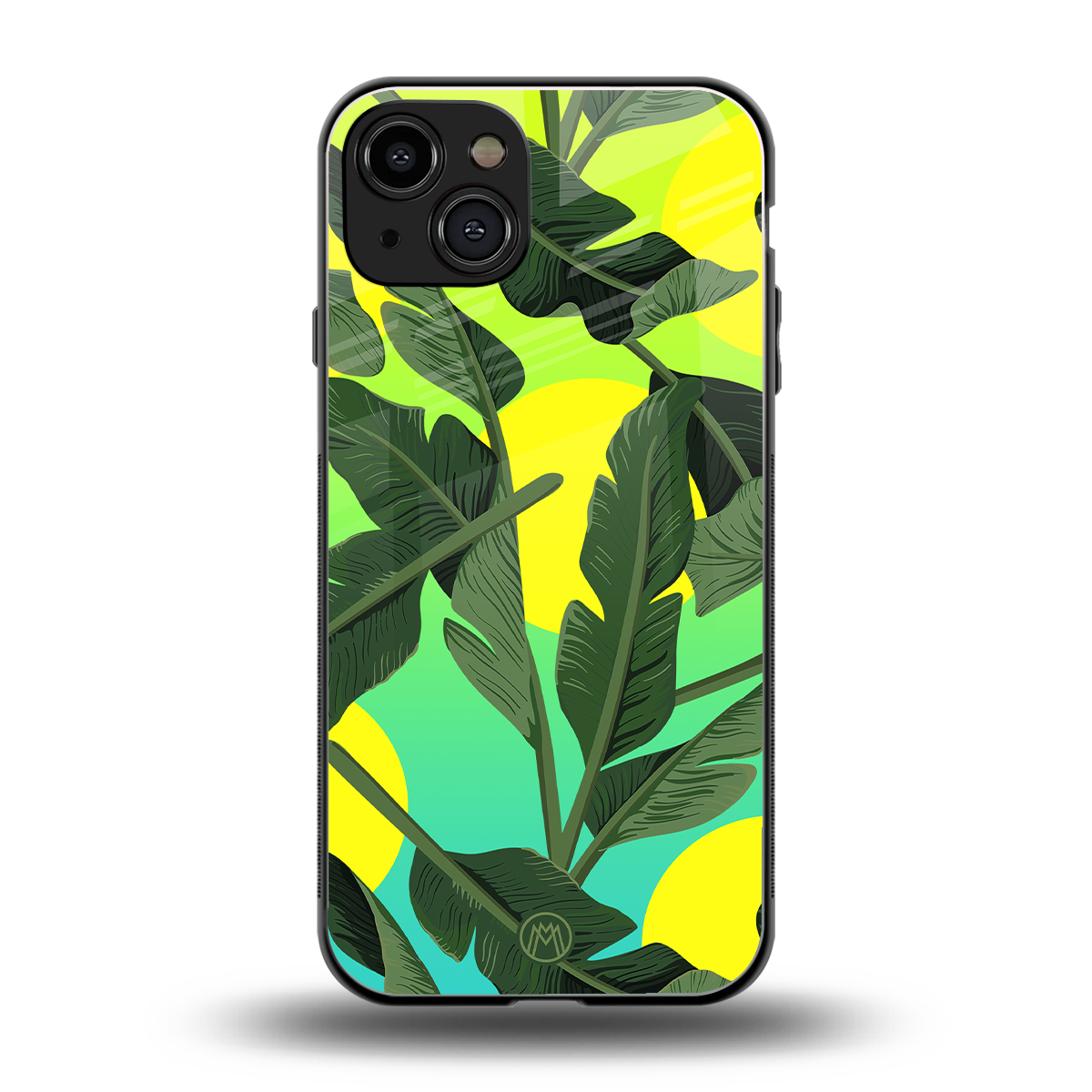 nostalgic floral back phone cover | glass case for iphone 15
