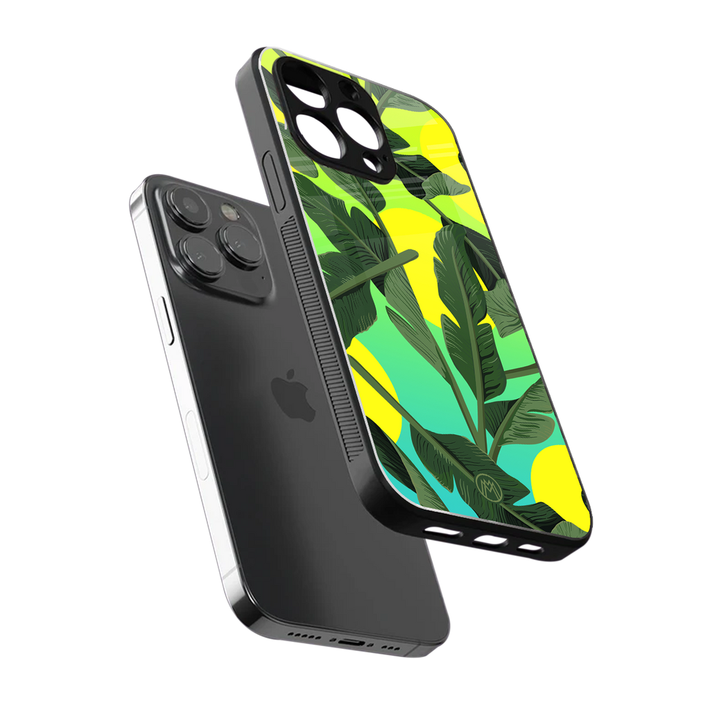 nostalgic floral back phone cover | glass case for iphone 15 pro