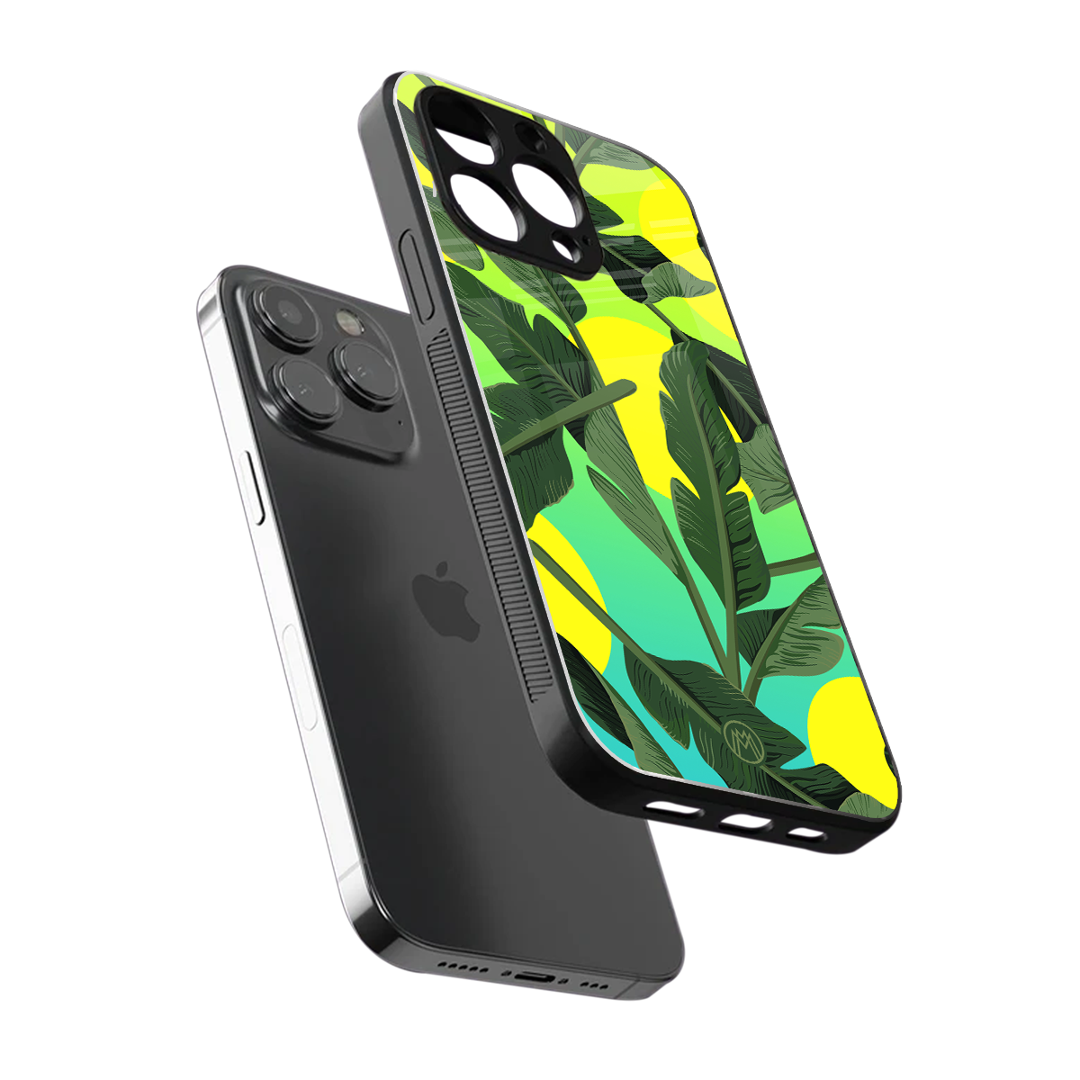 nostalgic floral back phone cover | glass case for iphone 15 pro