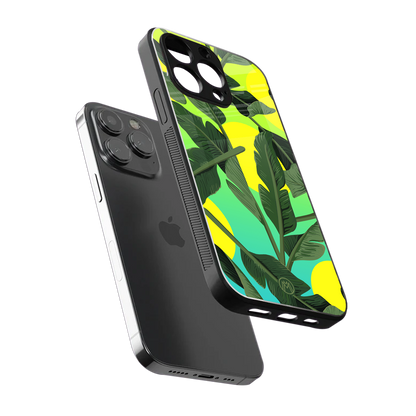 nostalgic floral back phone cover | glass case for iphone 15 pro