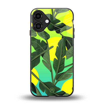nostalgic floral back phone cover | glass case for iphone 16 plus