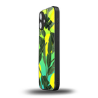 nostalgic floral back phone cover | glass case for iphone 16 plus