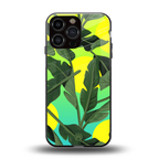 nostalgic floral back phone cover | glass case for iphone 16 pro max
