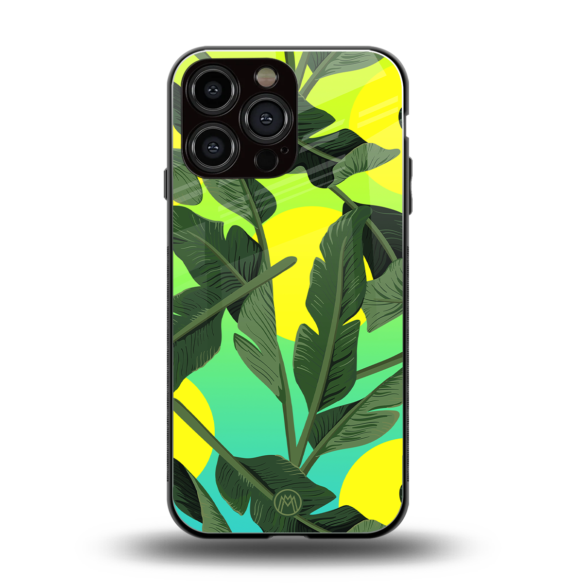 nostalgic floral back phone cover | glass case for iphone 16 pro max