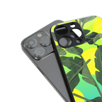nostalgic floral back phone cover | glass case for iphone 15 pro