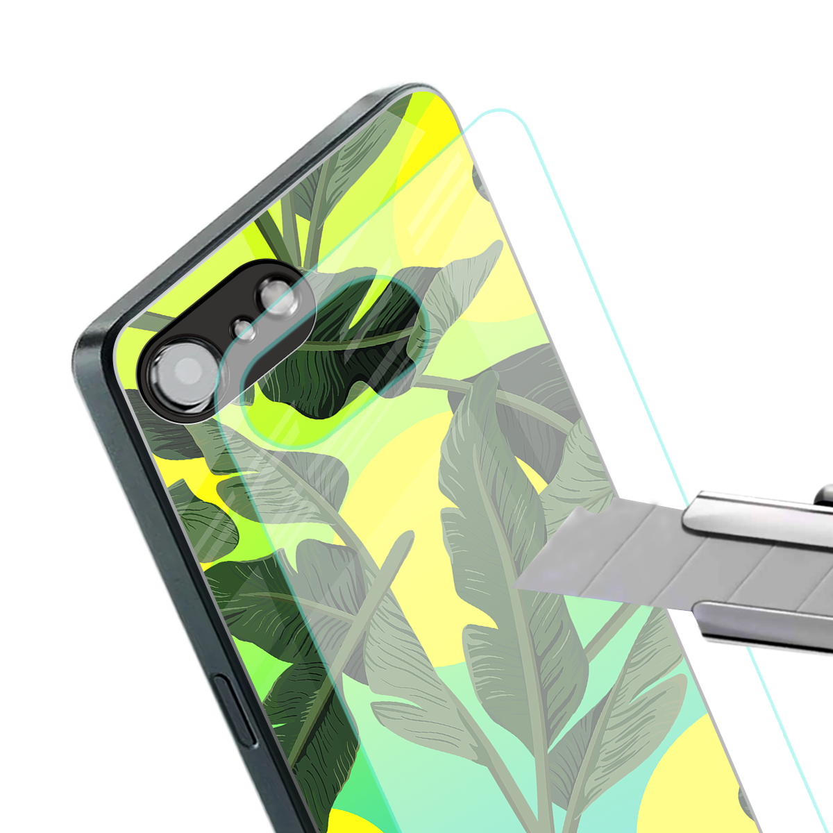 nostalgic floral back phone cover | glass case for iphone 16e