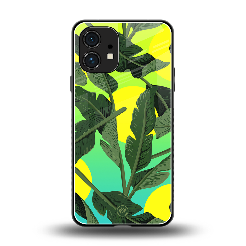 nostalgic floral back phone cover | glass case for nothing phone 1