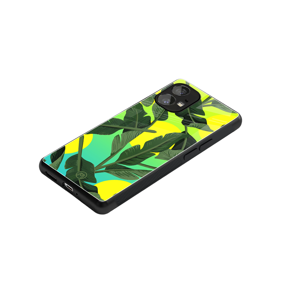 nostalgic floral back phone cover | glass case for nothing phone 1