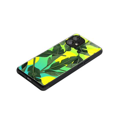 nostalgic floral back phone cover | glass case for nothing phone 1