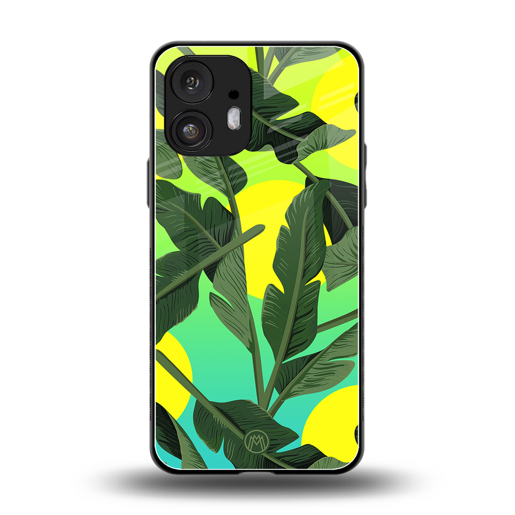 nostalgic floral back phone cover | glass case for nothing phone 2