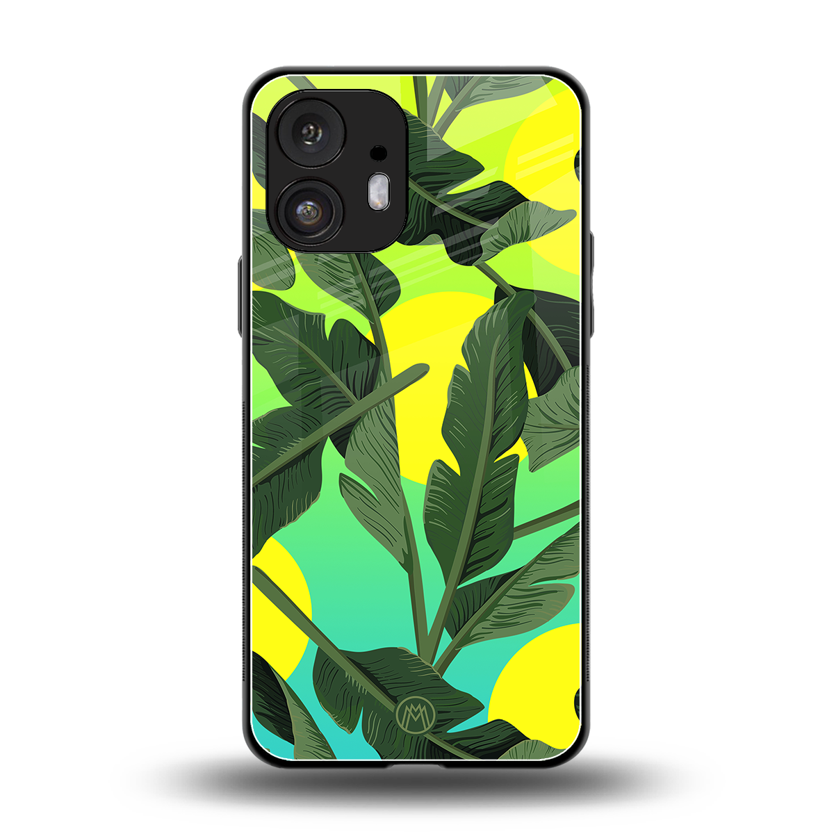 nostalgic floral back phone cover | glass case for nothing phone 2
