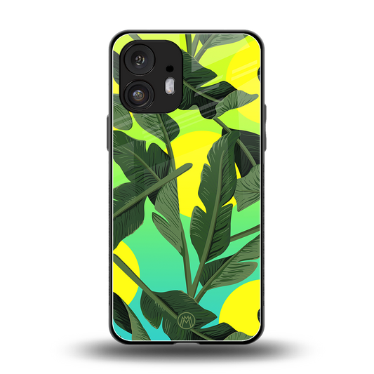 nostalgic floral back phone cover | glass case for nothing phone 2