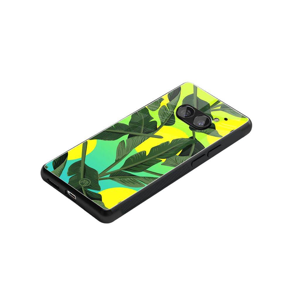 nostalgic floral back phone cover | glass case for nothing phone 2a