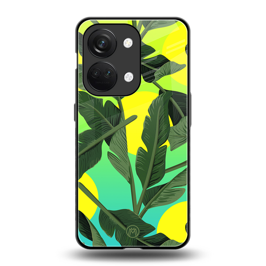 nostalgic floral back phone cover | glass case for oneplus nord 3