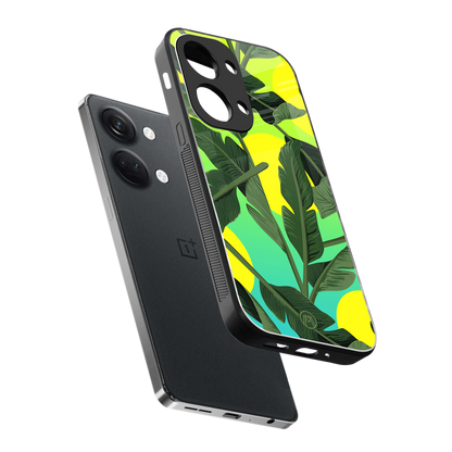 nostalgic floral back phone cover | glass case for oneplus nord 3