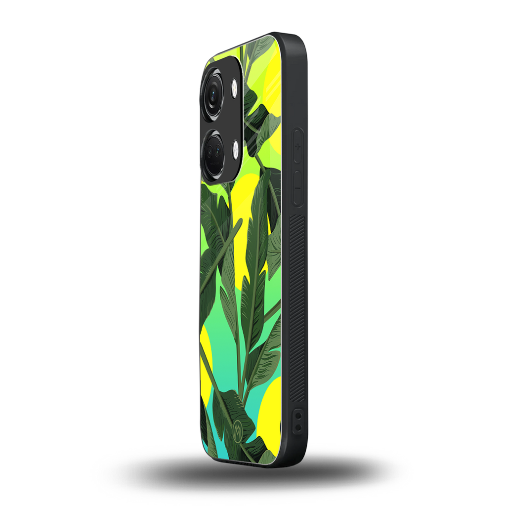nostalgic floral back phone cover | glass case for oneplus nord 3