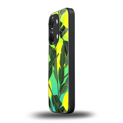 nostalgic floral back phone cover | glass case for oneplus nord 3