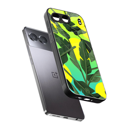 nostalgic floral back phone cover | glass case for oneplus nord 4