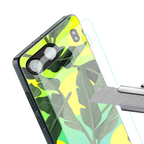nostalgic floral back phone cover | glass case for oneplus nord 4