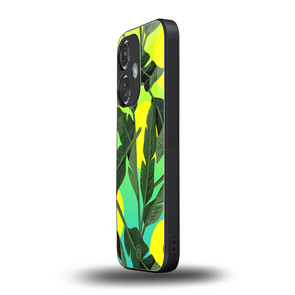 nostalgic floral back phone cover | glass case for oneplus nord ce 3