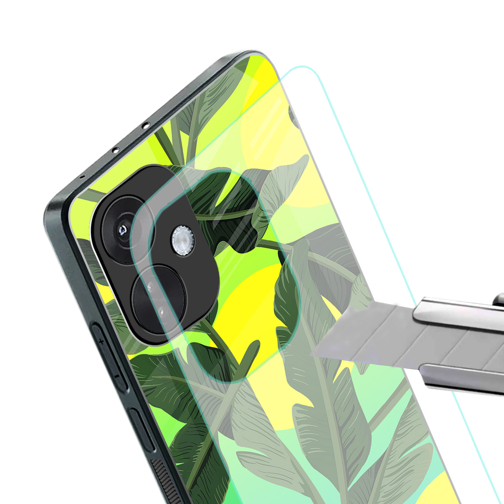 nostalgic floral back phone cover | glass case for oneplus nord ce 3